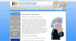 Desktop Screenshot of kleinstkredit.com